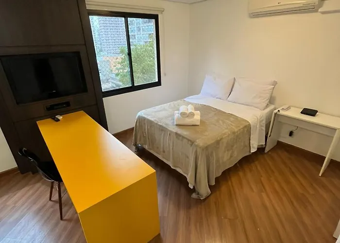 Flatscape 807 - Flat Moderno E Tranquilo Em Moema